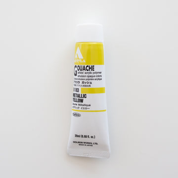 Holbein Acryla Gouache D183 C 'Metallic Yellow'