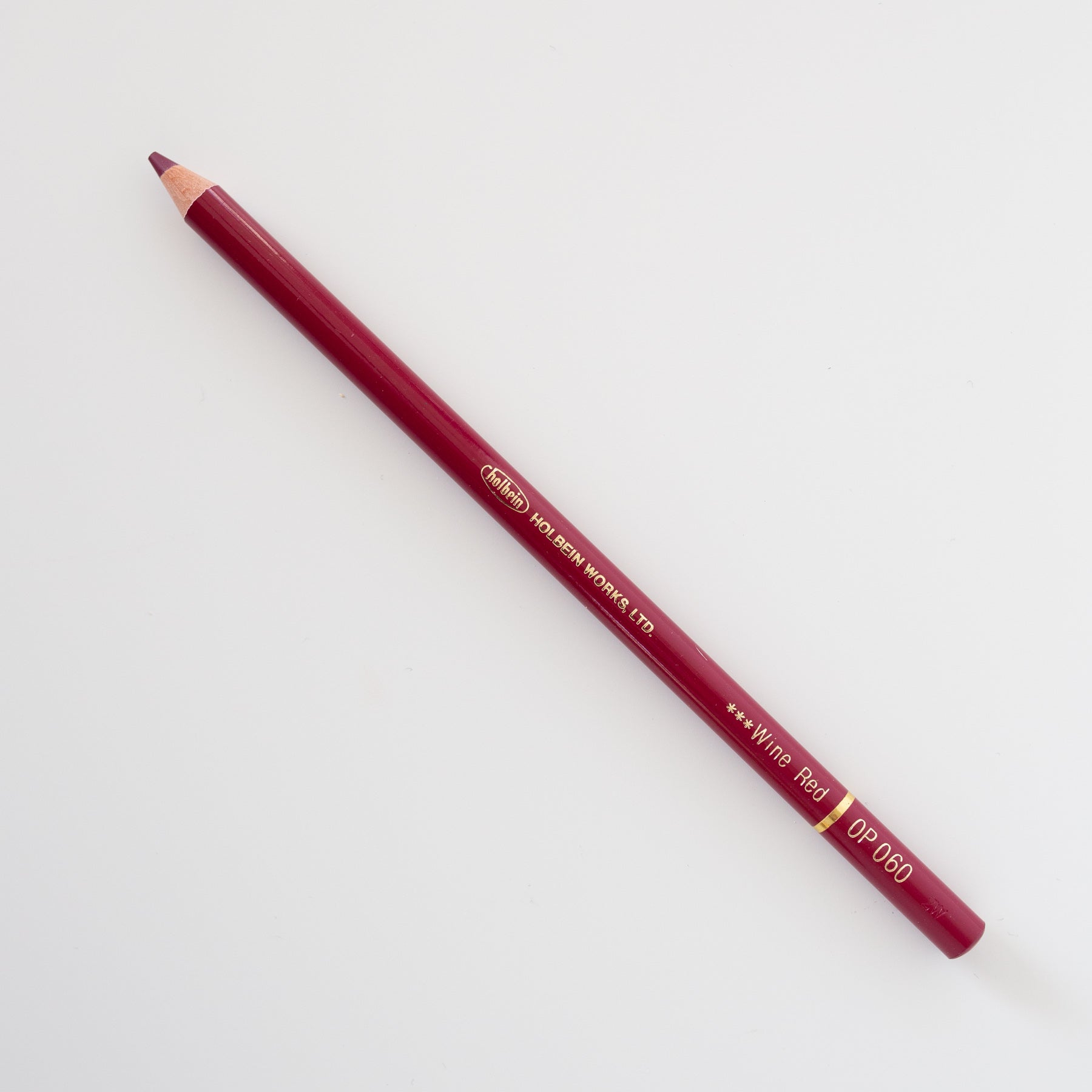 Holbein Colored Pencil OP060 'Wine Red'