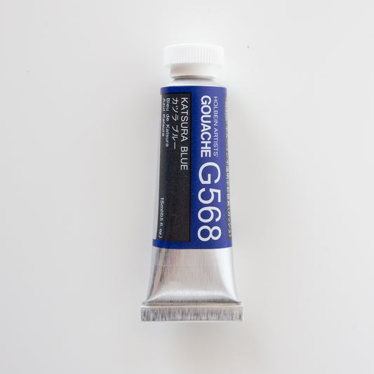 Holbein Artists' Gouache G568 'Katsura Blue' B