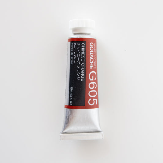 Holbein Artists Gouache G605 'Chinese Orange' C