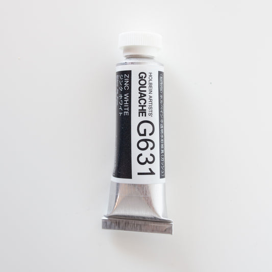 Holbein Artists' Gouache G631 'Zinc White' A