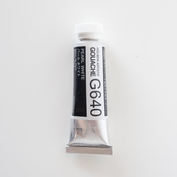 Holbein Artists Gouache G640 'Pearl White' C