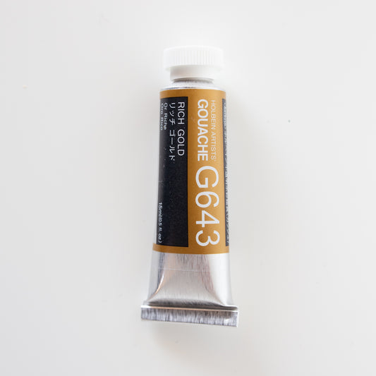 Holbein Artists' Gouache G643 'Rich Gold' C