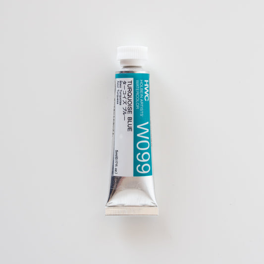 Holbein Artists Watercolor 5ml W099 'Turquoise Blue' B
