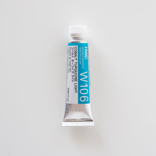 Holbein Artists Watercolor 5ml W106 'Cobalt Turquoise Light' D