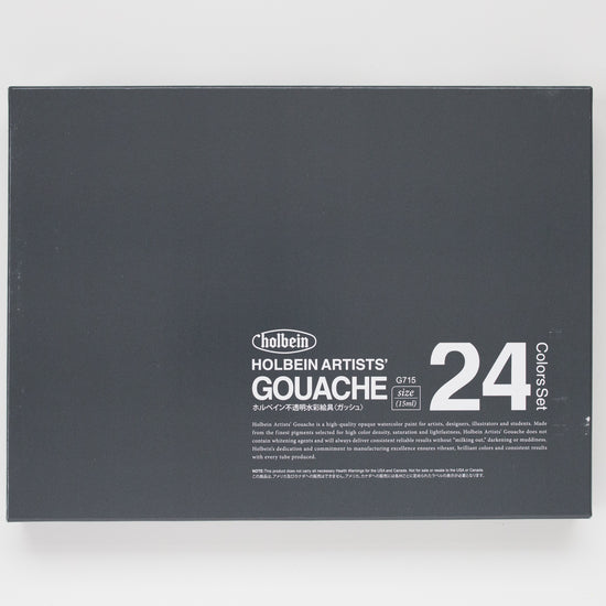G715 'Set of 24 Colors in 15ml' Holbein Gouache