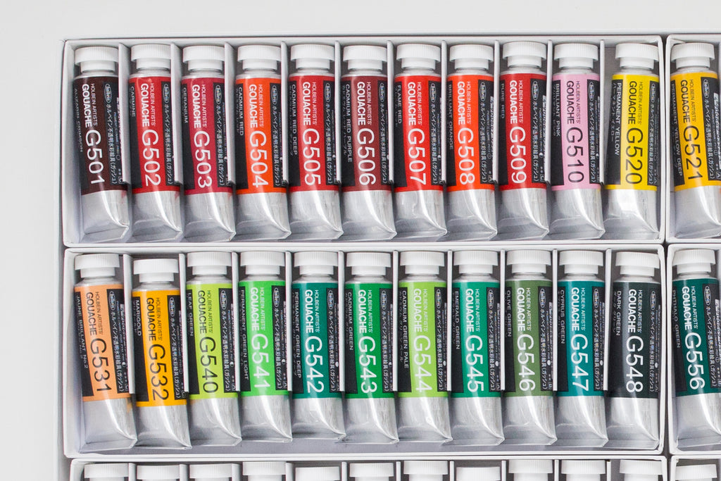 Holbein Gouache set 84 15ml Splendith