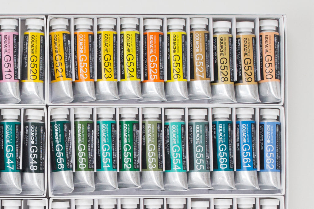 Holbein Gouache set 84 15ml Splendith