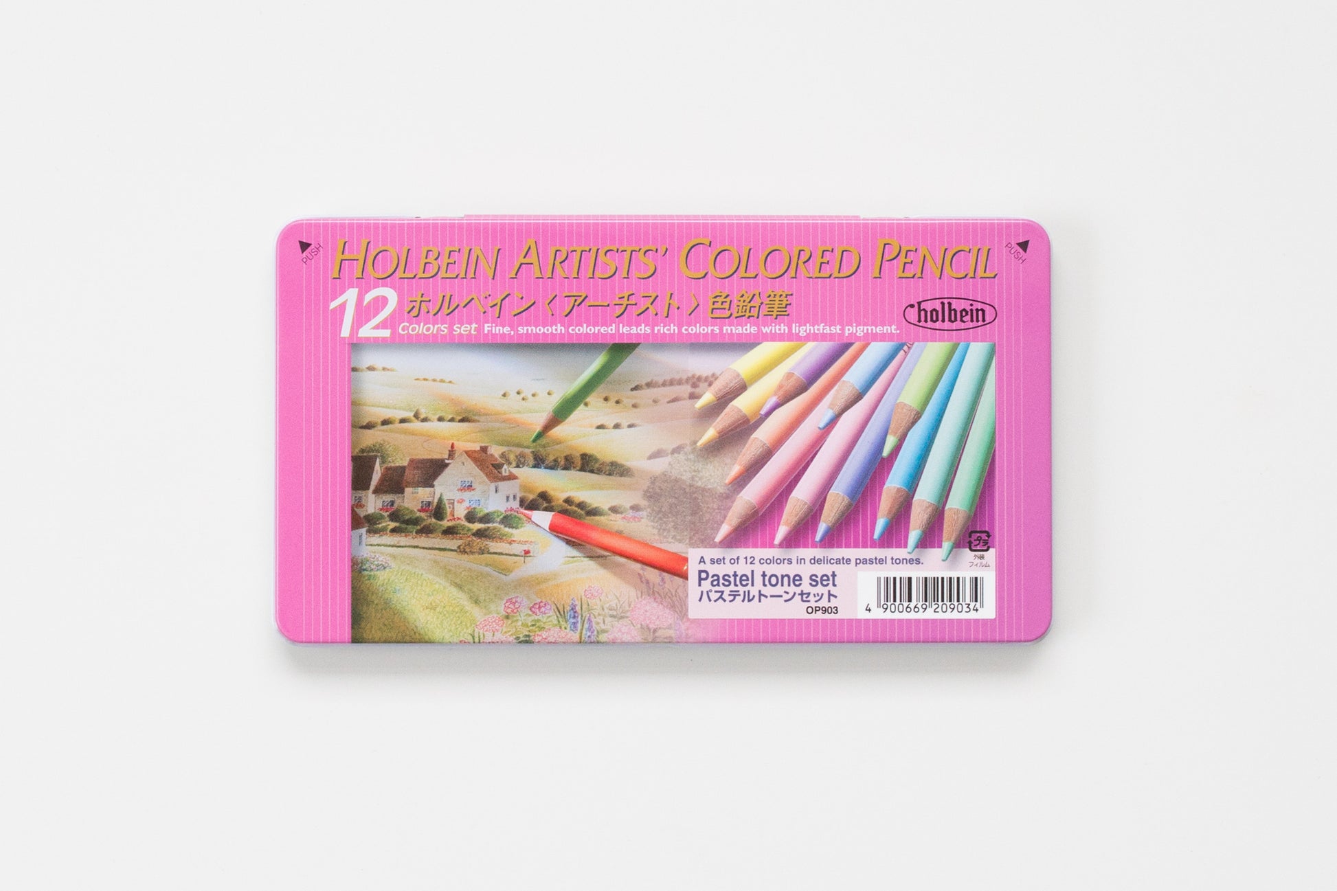 OP903 'Set 12C Pastel Tone' Colored Pencil Holbein