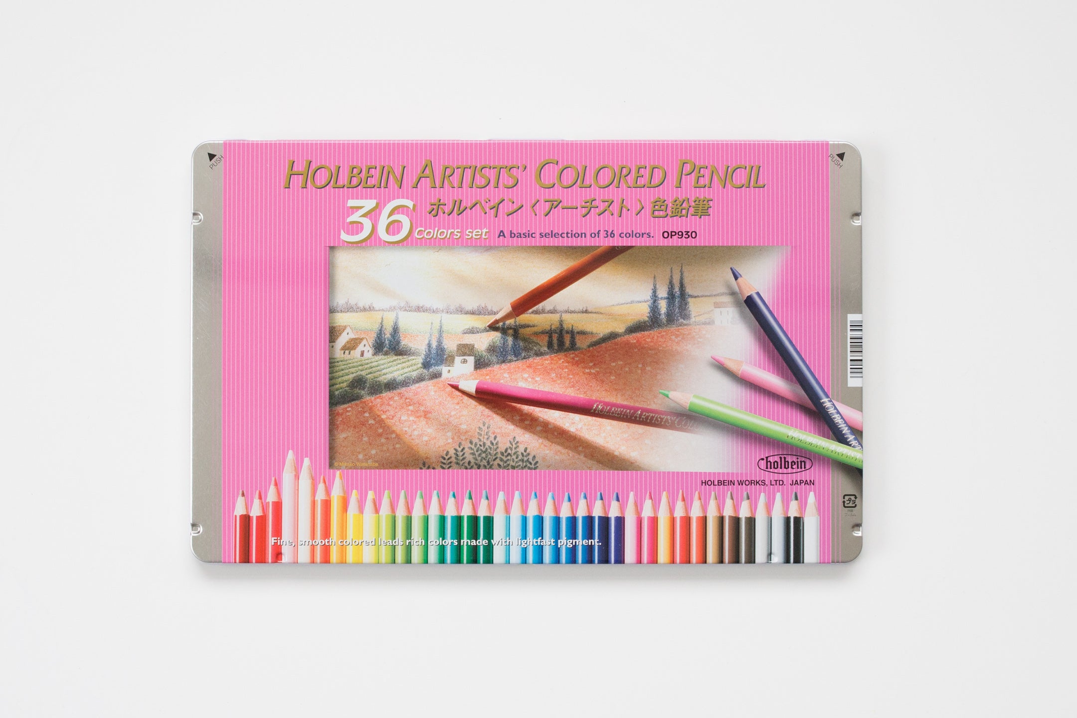 OP930 'Set 36 colors' Colored Pencil Holbein