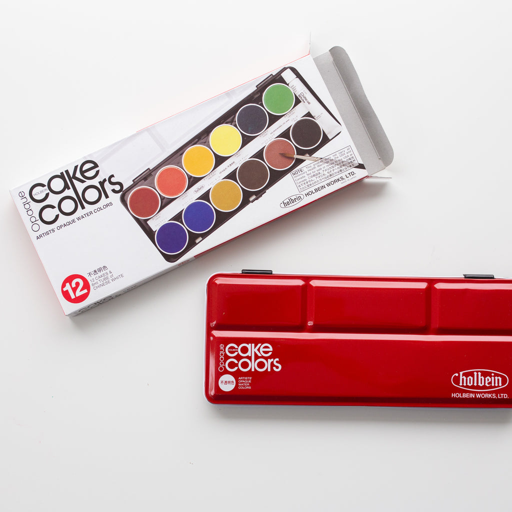 Holbein Opaque Cake 12 Colors – Splendith