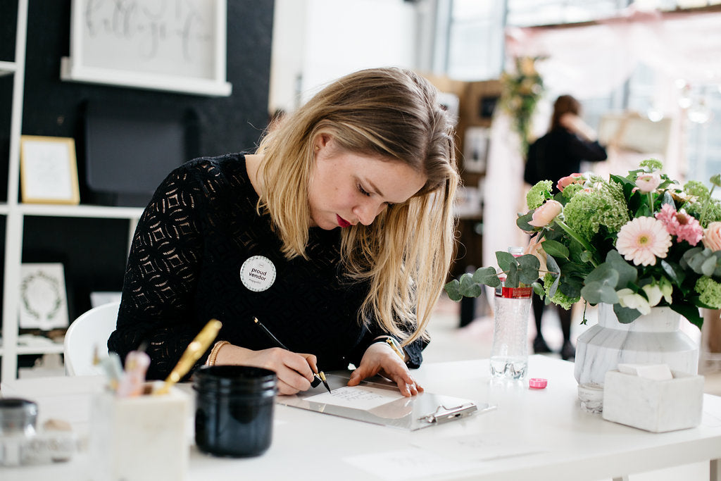 Masterclass Moderne kalligrafie bij Kijk Kalligrafie