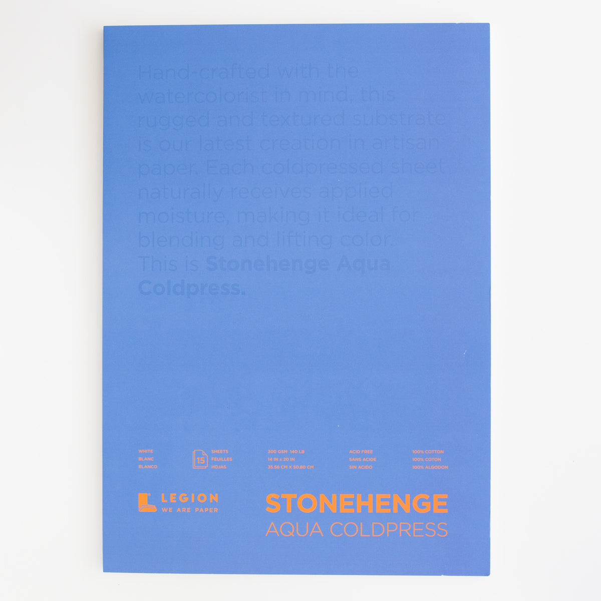 Legion Stonehenge Aqua Coldpress 35x50cm 300gms
