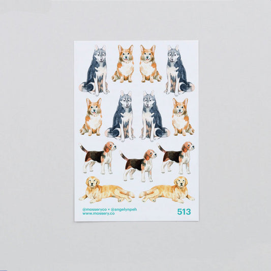 Mossery Sticker Hunde