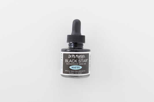Dr Ph Martin Matte Black Inkt