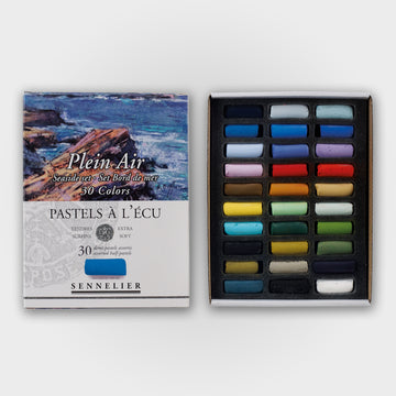 Sennelier soft pastels 'A l'écu' set 30 half pastels Seaside