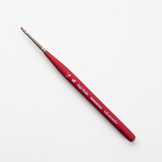 Princeton Velvetouch Mini Angled Shader 1/16