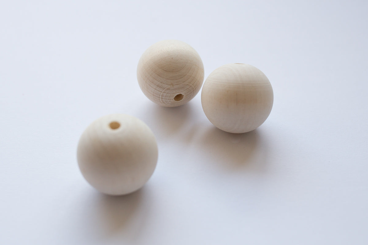 Houten kralen 50mm