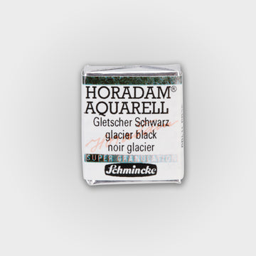 Schmincke Horadam Aquarelverf 965 Glacier Black half pan 3