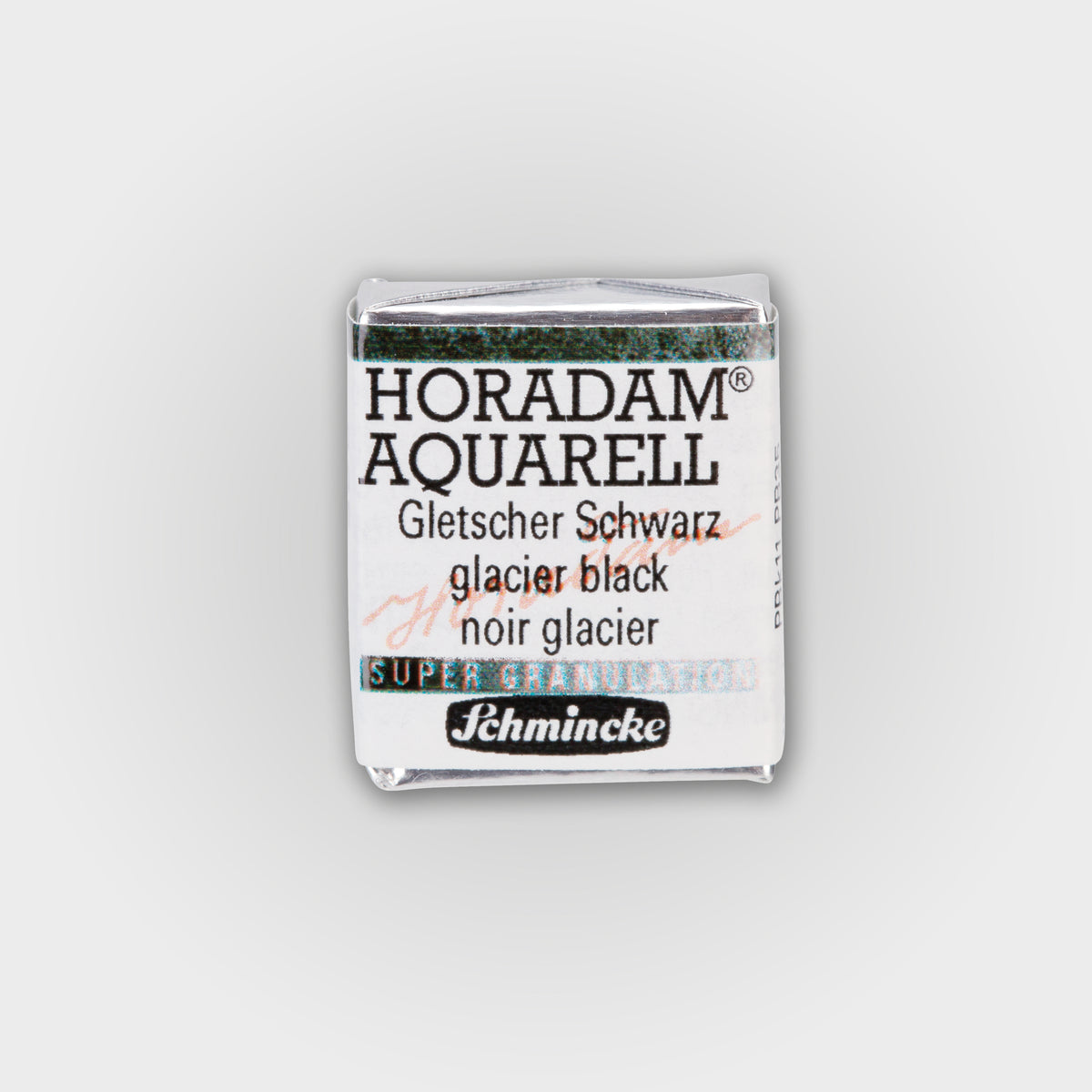 Schmincke Horadam® Super granulating Half pan 965 Glacier black 3