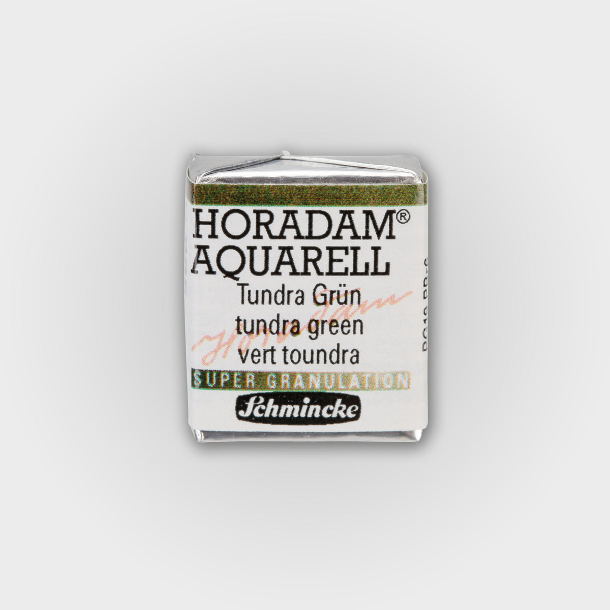 Schmincke Horadam® Super granulating Half pan 985 Tundra green 3