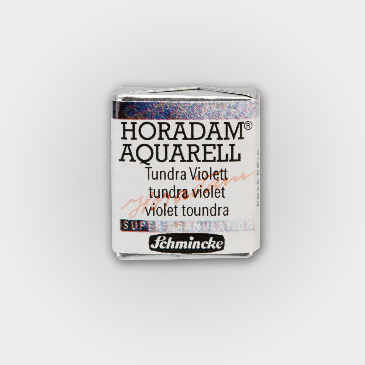 Schmincke Horadam® Super granulating Half pan 983 Tundra violet 3