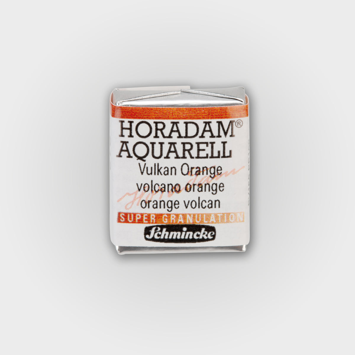 Schmincke Horadam® Super granulating Half pan 912 Volcano orange 3