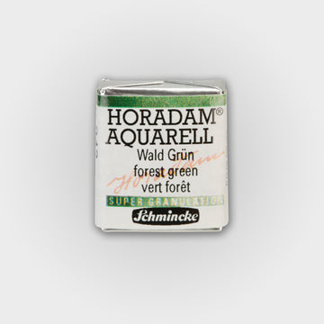 Schmincke Horadam Aquarelverf 942 Forest Green half pan 3