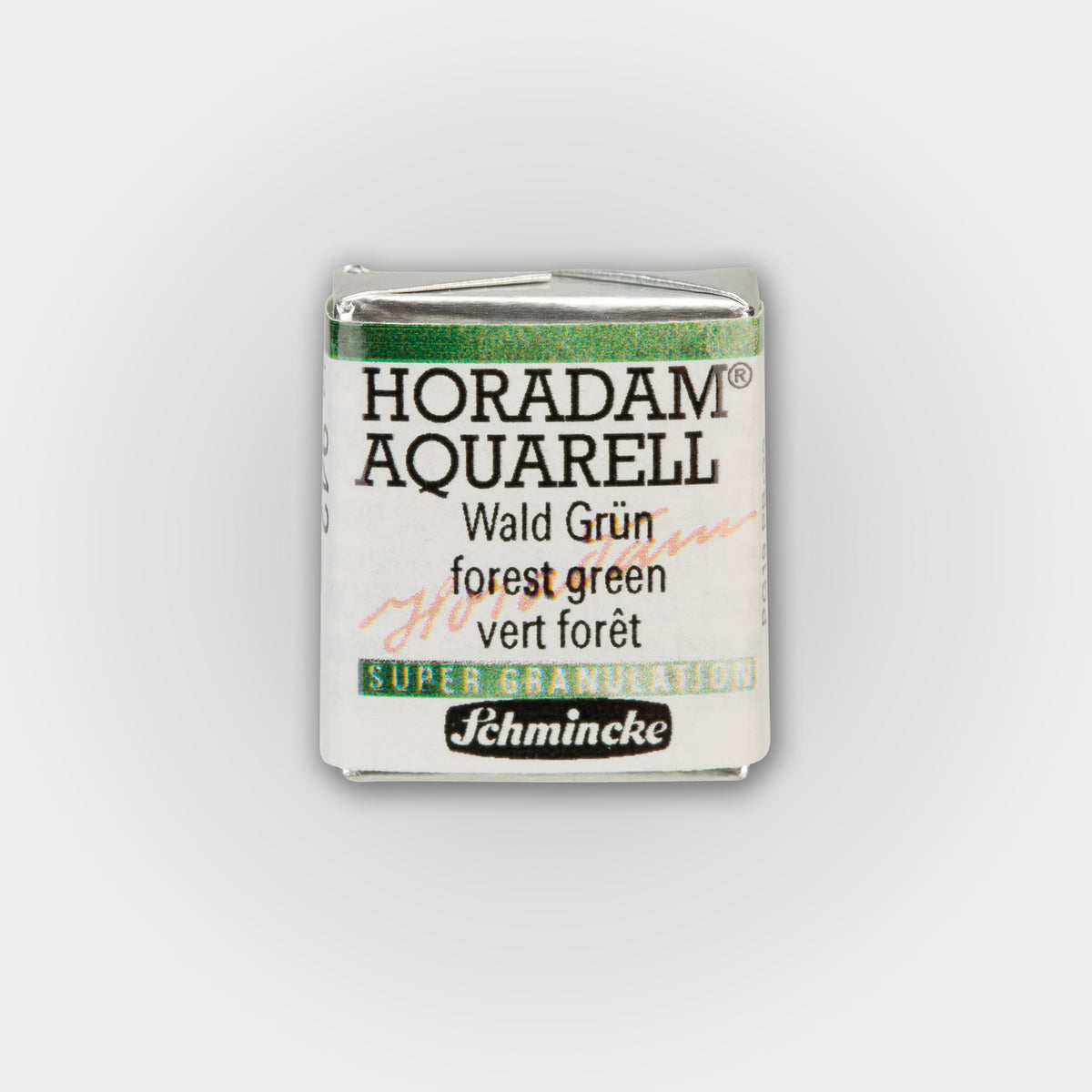 Schmincke Horadam® Super granulating Half pan 942 Forest green