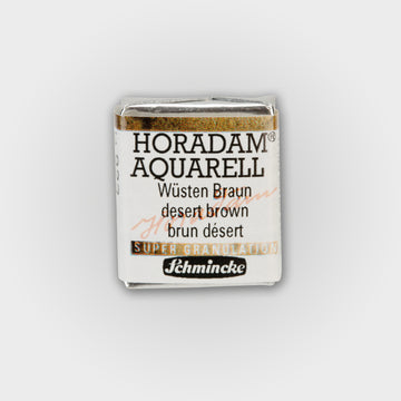 Schmincke Horadam Aquarelverf 923 Desert Brown half pan 3