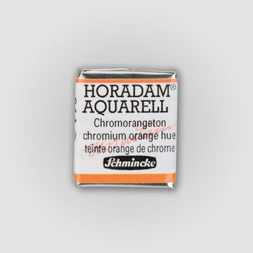 Schmincke Horadam Aquarelverf 214 Chromium Orange Hue half pan 2