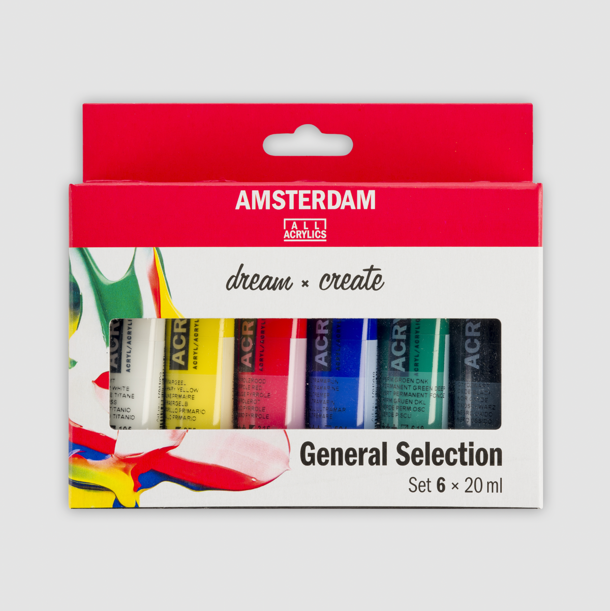 Amsterdam Acrylic paint set 6x20ml