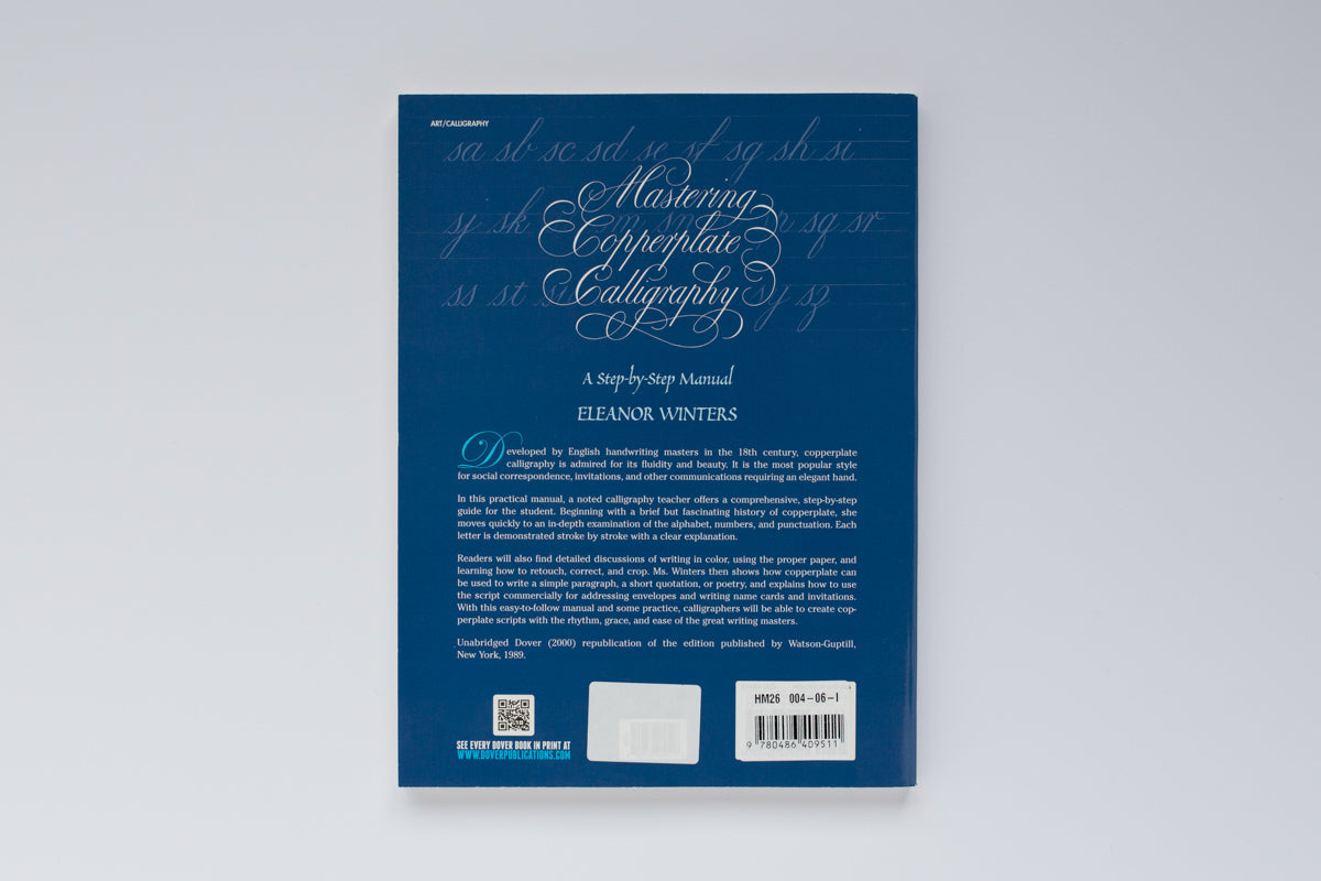 'Mastering Copperplate Calligraphy' by Eleonor Winters