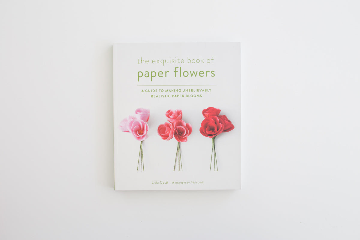 Exquisite book for paper flowers