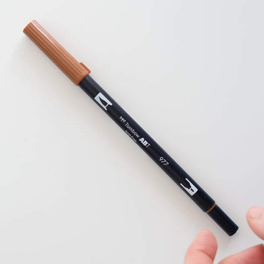 Tombow Dual Brush ABT 977 Saddle Brown