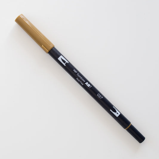 Tombow Dual Brush ABT 027 Dark Ochre