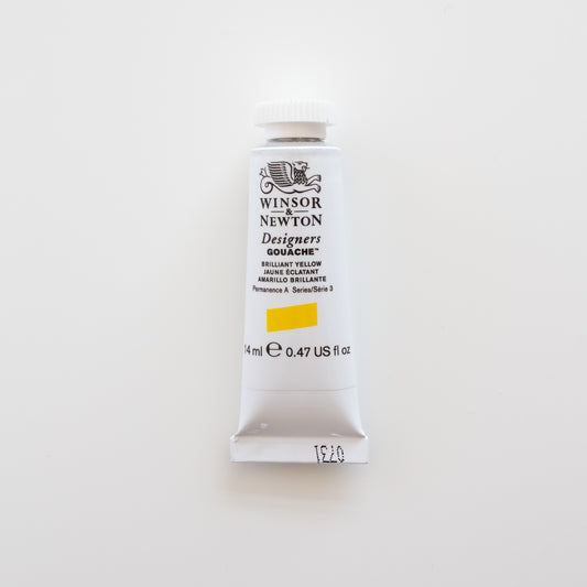 Winsor & Newton Designers Gouache 14ml Brilliant Yellow 3