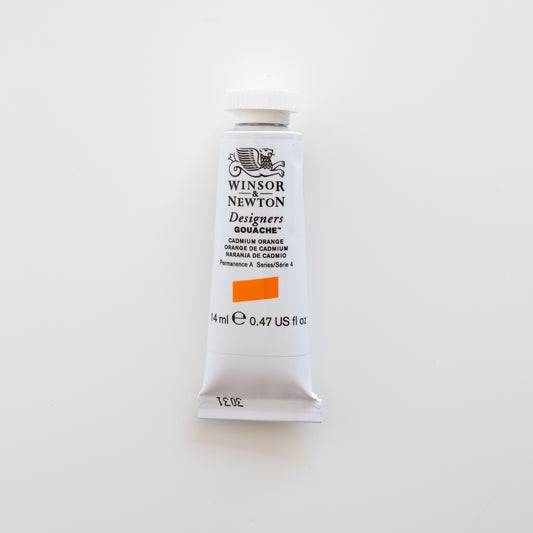 Winsor &amp; Newton Designers Gouache 15 ml Cadmiumorange 4