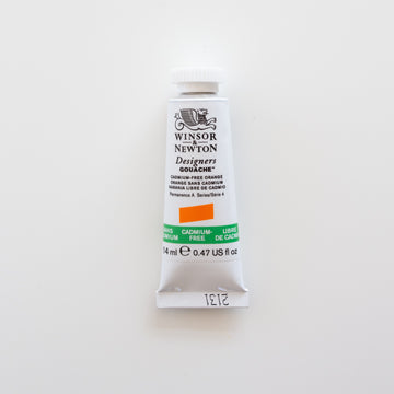 Winsor & Newton Designers Gouache 14ml Cadmium-Free Orange