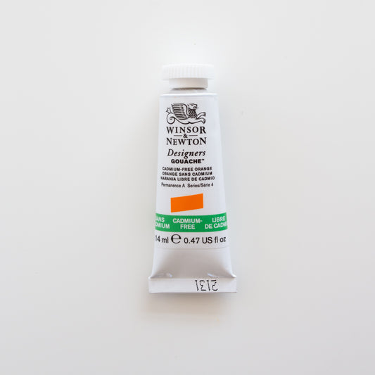 Winsor & Newton Designers Gouache 14ml Cadmium-Free Orange