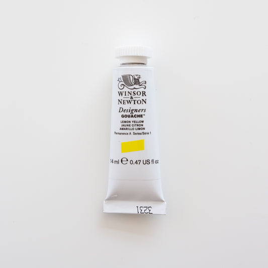 Winsor &amp; Newton Gouache 15 ml Zitronengelb 1