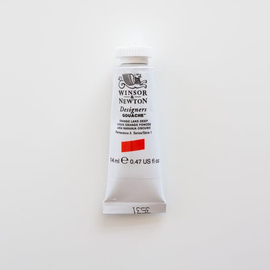 Winsor & Newton Designers Gouache 14ml Orange Lake Deep 1