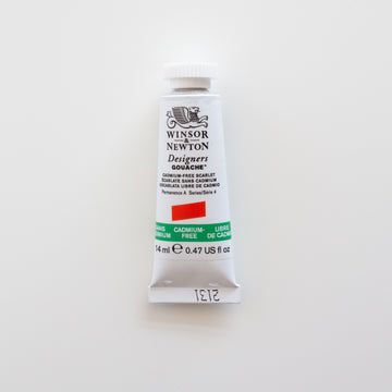 Winsor & Newton Designers Gouache 14ml Cadmium-Free Scarlet 4