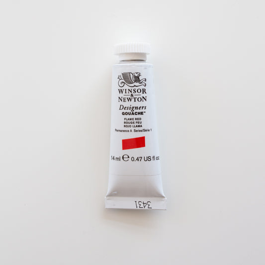 Winsor & Newton Designers Gouache 14ml Flame Red 1