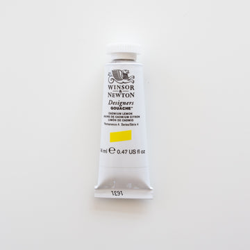 Winsor &amp; Newton Designers Gouache Cadmium Lemon 4