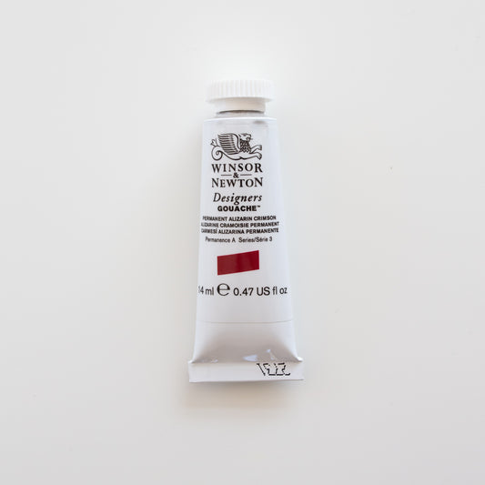 Winsor & Newton Designers Gouache 15ml Permanent Alizarin Crimson 3