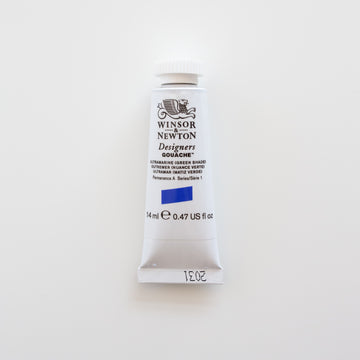 Winsor & Newton Designers Gouache 14ml Ultramarine (green shade) 1