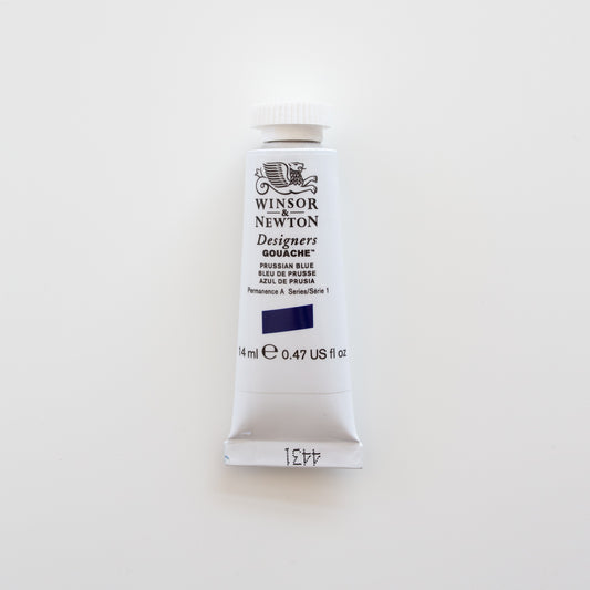 Winsor & Newton Designers Gouache 15ml Prussian Blue 1