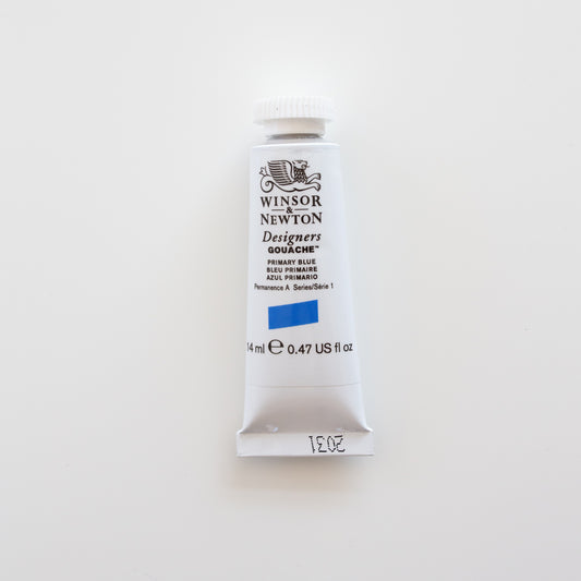 Winsor & Newton Designers Gouache 15ml Primary Blue 1