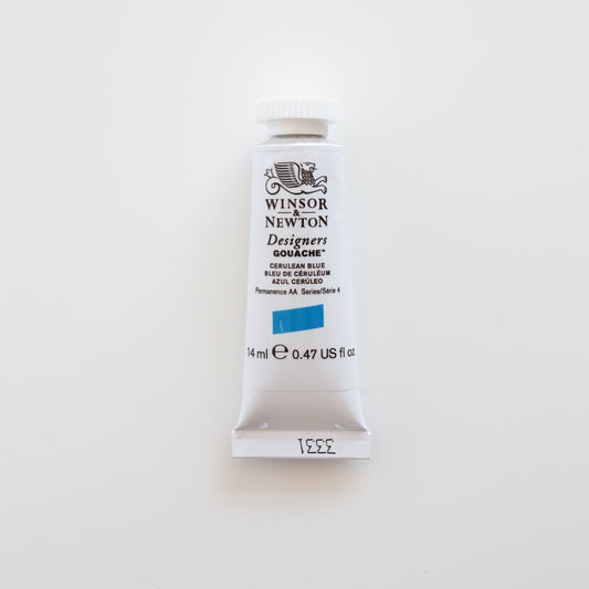 Winsor &amp; Newton Designers Gouache 15 ml Cerulean Blue 4